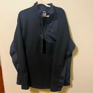 Men’s NWT Spyder Black on black Quarter Zip Sweater